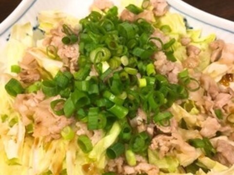 春キャベツと豚肉のサラダ